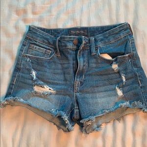 denim shorts